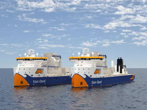 CIMC RAFFLES and Dutch Offshore Giant Van Oord Write a New Chapter Together Yantai Wenhua Chengfeng Supports Major National Equipment with Excellent Supporting Services